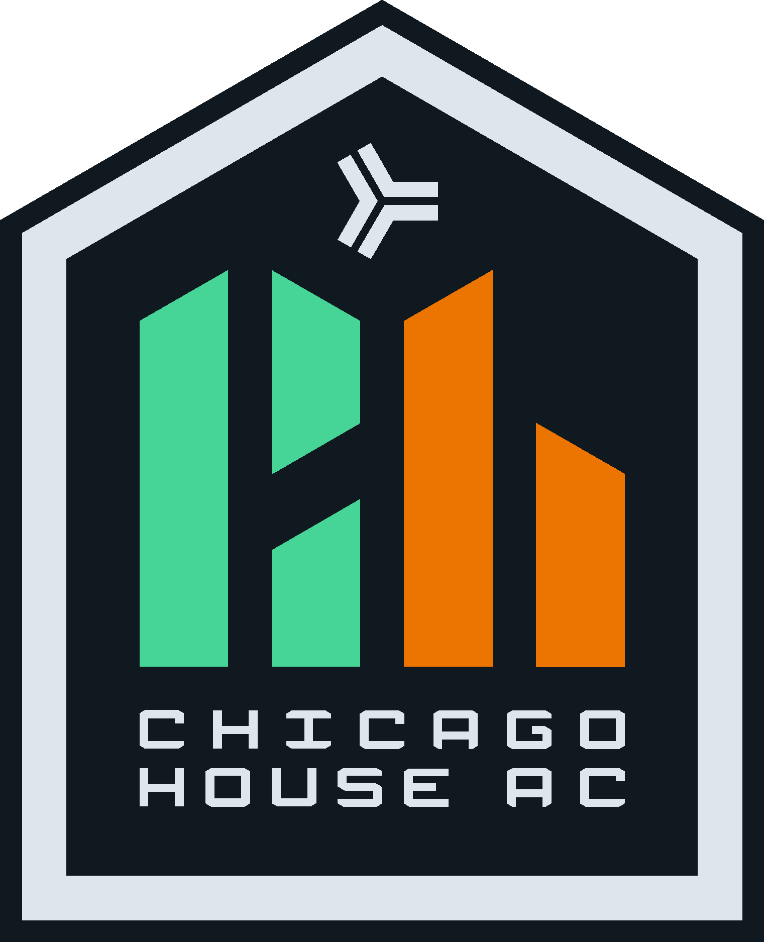 Chicago House AC Logo Vector Logo